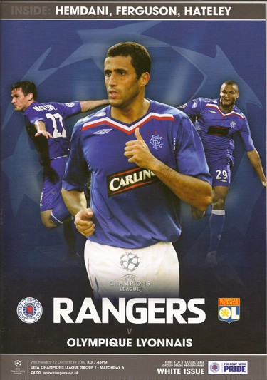 Rangers (Glasgow) FC v Olympique Lyonnais